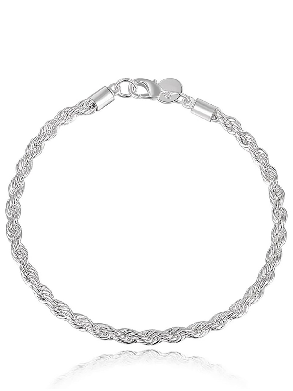 Sterling  Twisted Rope Design Bracelet ~New~